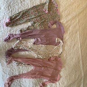 Magnetic Me Girls 6-9 Month Footie Onesie Bodysuit Pajamas